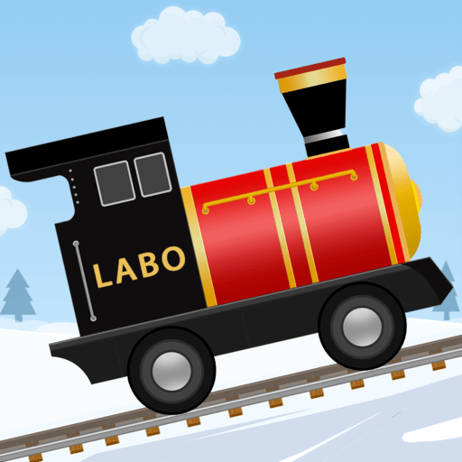 圣诞火车儿童游戏-学龄前圣诞小火车游戏创造交通工具的赛车游戏