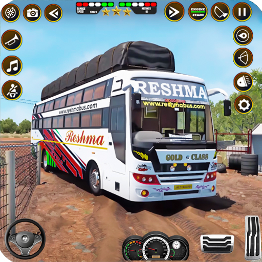 Offroad bus game simulator