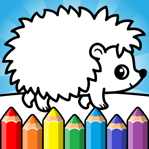 Easy coloring book for kids