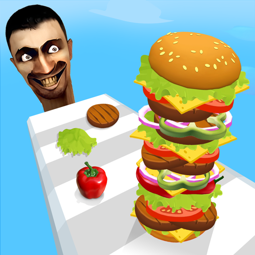 Burger Stack Run-Spiel