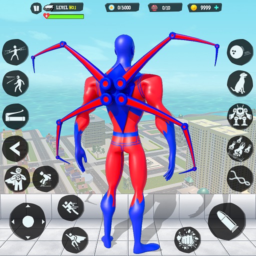 Hero Fight Spider Battle Games