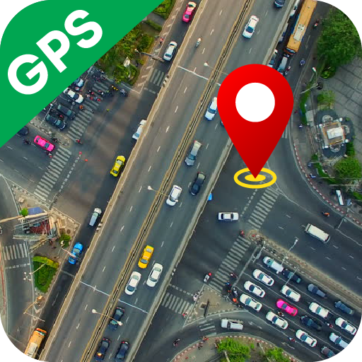 GPS Жить спутник Вид карта