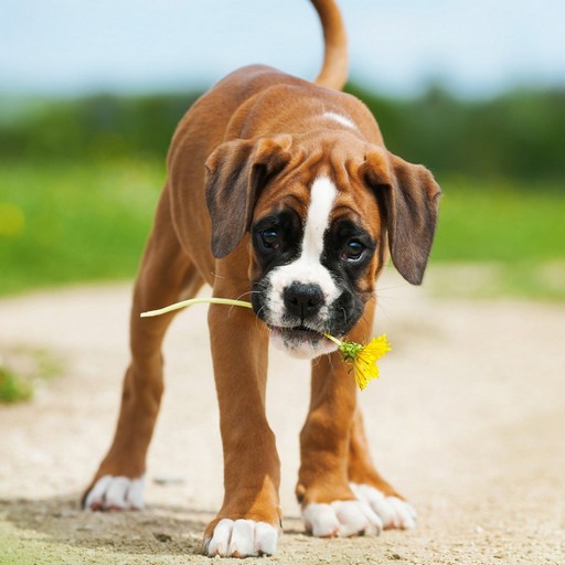 cão boxer