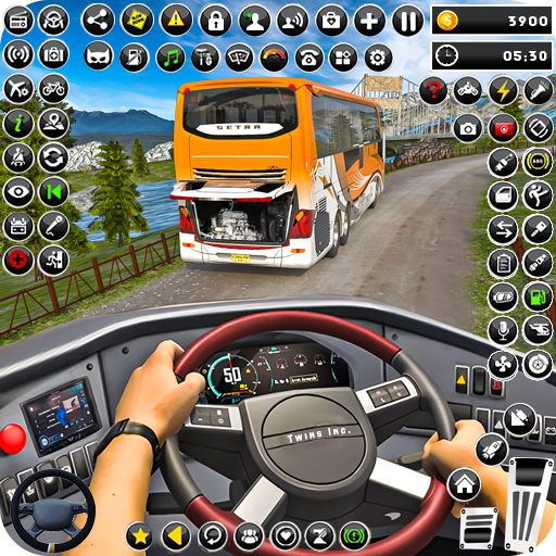 Stadsbus rijspellen 3D