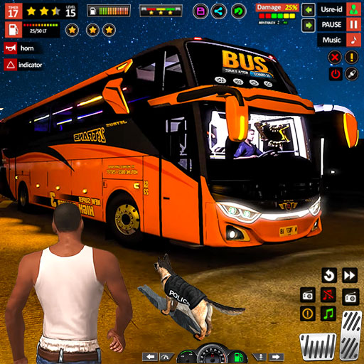 Busspiel Autobus fahren 3d