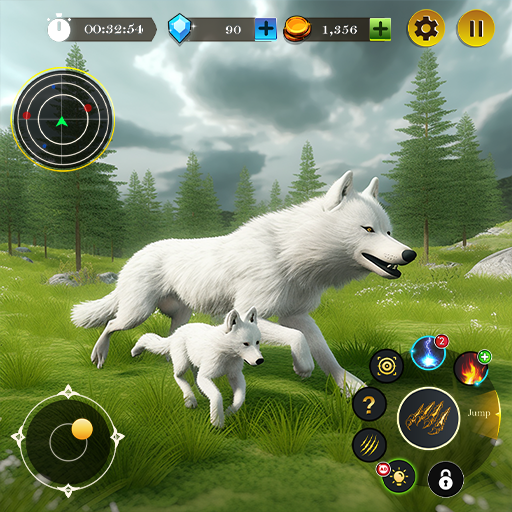 Wolf-Spiele Der Wolf-Simulator