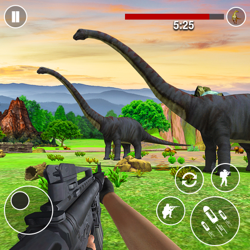 Dinosaurier Jäger 3D-Spiel