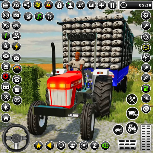 Real Tractor Driving Game 2024