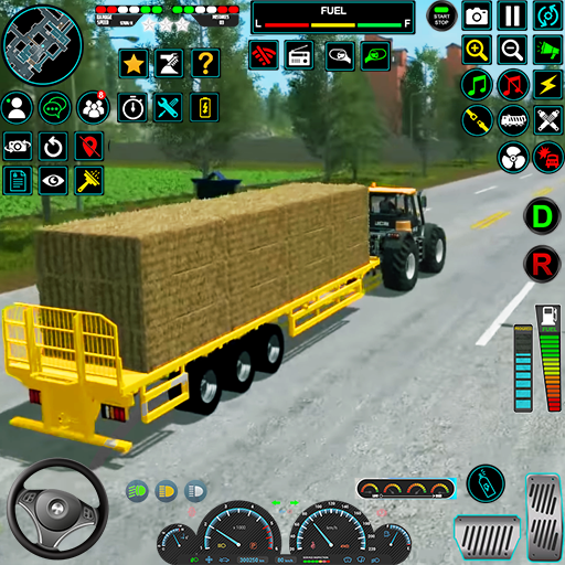 Jeu de conduite de tracteur