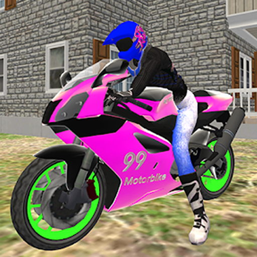 Gioco di corse in motocicletta