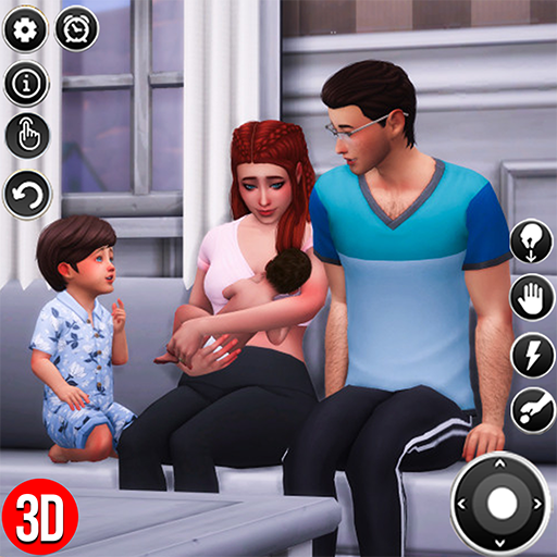 Schwangere Mutter Spiele 3D