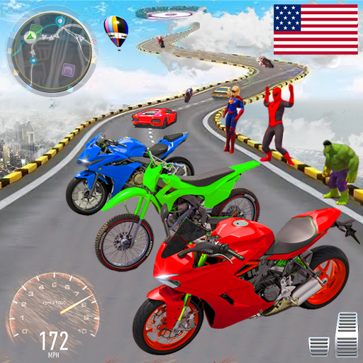 GT Moto Stunts 3D: autospellen