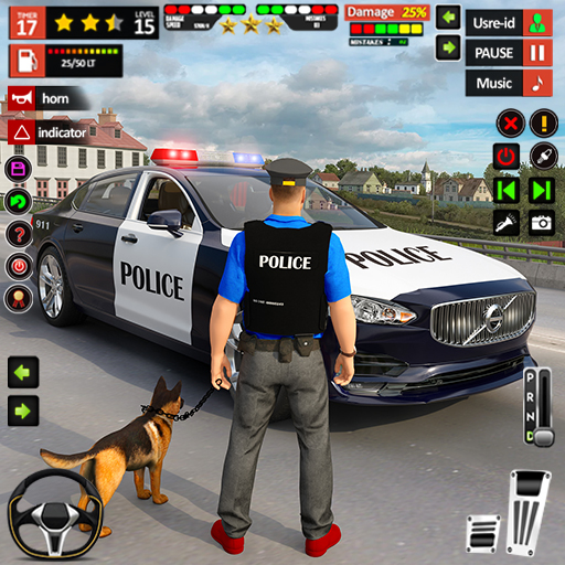 警察 追赶 车 游戏 3d