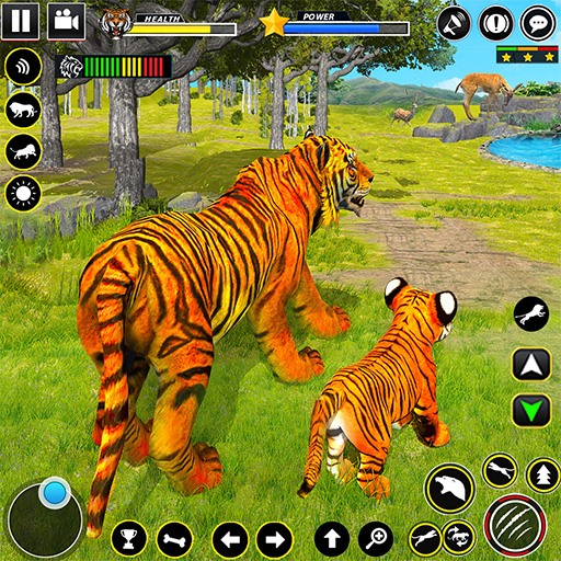 बाघ सिम्युलेटर शेर का खेल 3D