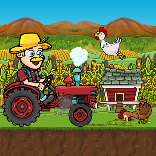 Tractor loco de granja