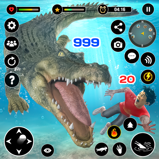 Animal Crocodile Attack Sim