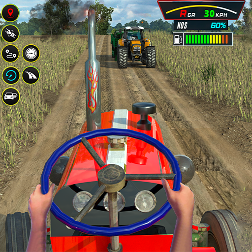 Farm-Sim-Traktor-Fahrspiel