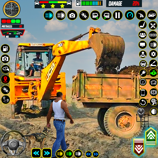 jcb graafmachine simulatiegame