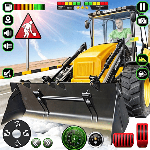 Snow Plow Excavator Simulator