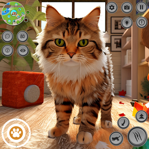 Lindo gato 3D- Juegos de gatos