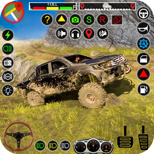 poza drogą jeep symulator 4x4