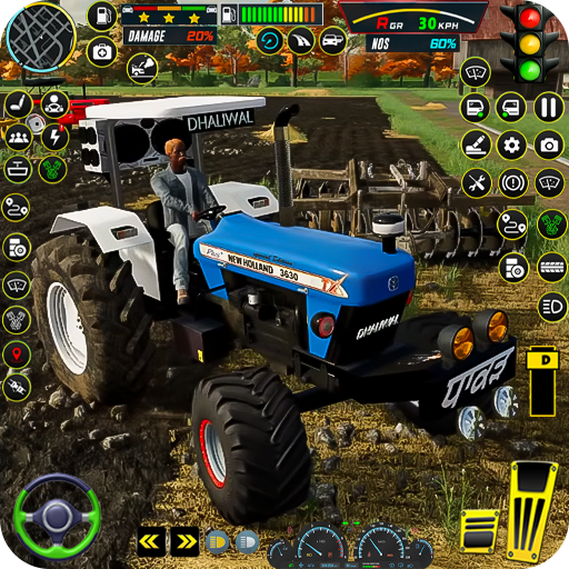 Traktor-Fahrspiel-Simulator