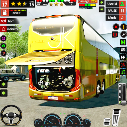 Stadtbus-Fahrsimulation 3D