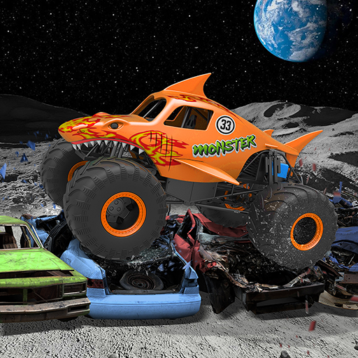 Monster Truck Crash Moon