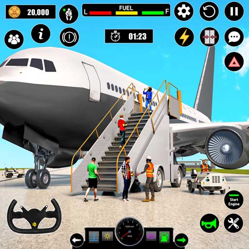 Jogo de simulador de avião