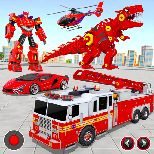 gioco robot camion pompieri