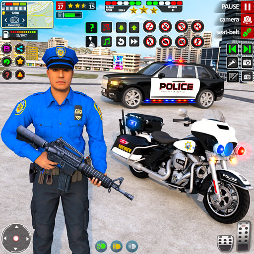 Drive Police Parking Car Games