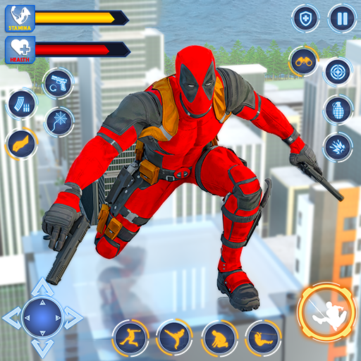 US Rope Hero Spider Hero Game