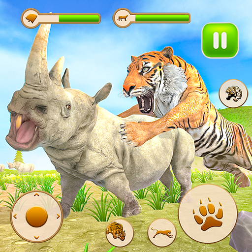 Tiger-Simulator-Dschungelspiel