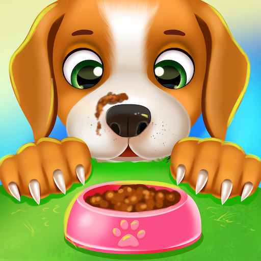 Puppy pet care salon game