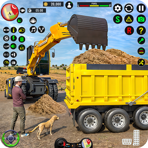 Game Truk Konstruksi Excavator