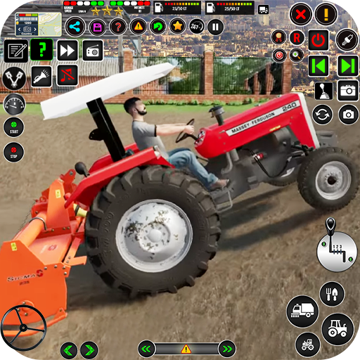 真正的拖拉机游戏模拟器: 越野拖拉机模拟器游戏