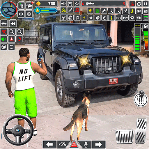 Juego de jeep indio: Thar Jeep