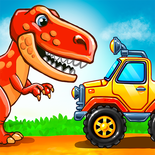 Game anak: dinosaurus & mobil