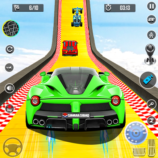 Car stunt driving game 3d race