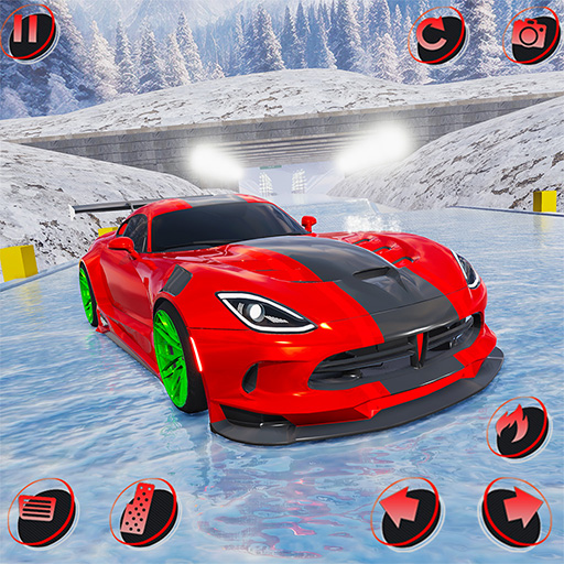 gt corrida de carros de neve