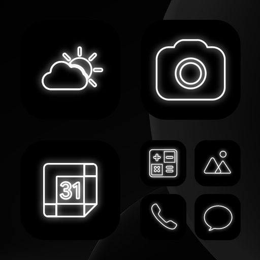 Wow Black or White - Icon Pack