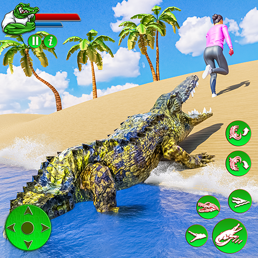 악어 게임: 동물 시뮬레이션 3D