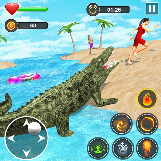 Crocodile giochi di animali 3D