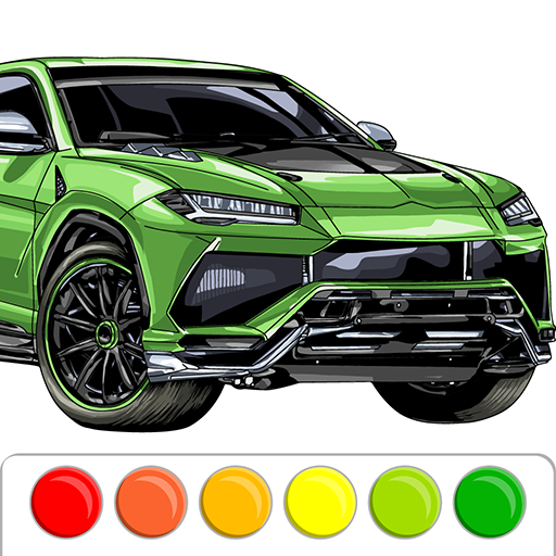 Car Coloring Book - Car Paint