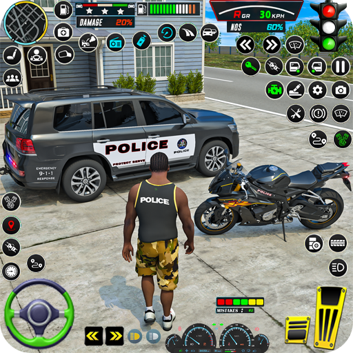 Police Car Chase Simulator 3d