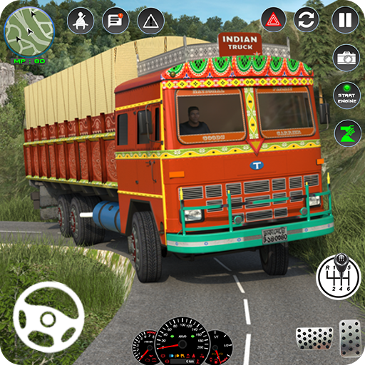 Echt Indisch vrachtwagen 3d