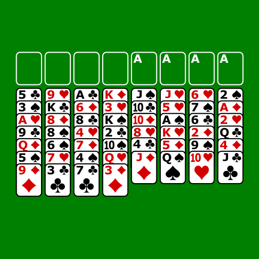 Freecell solitaire seti