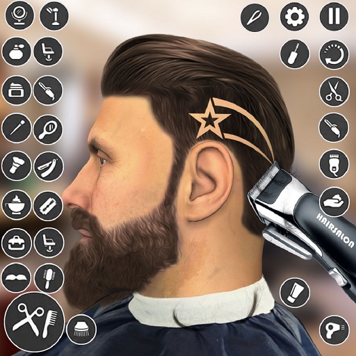 Barber Shop Hair Cutting Games