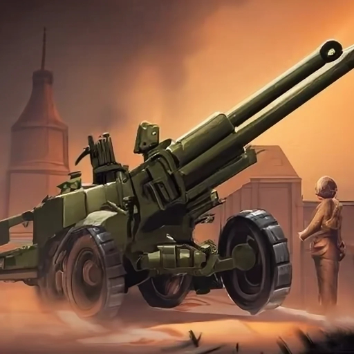 Artillery Guns Destroy Tanks