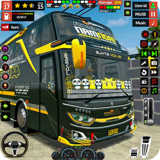 لعبة الحافلة الهندية: حافلة 3D